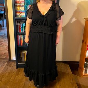 XXL Black Old Navy Full Length Maxi Dress